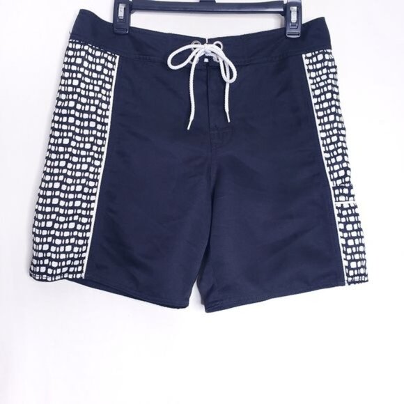 Eddie Bauer Black & White Swim Trunks Shorts Men's Size Small - Picture 9 of 9